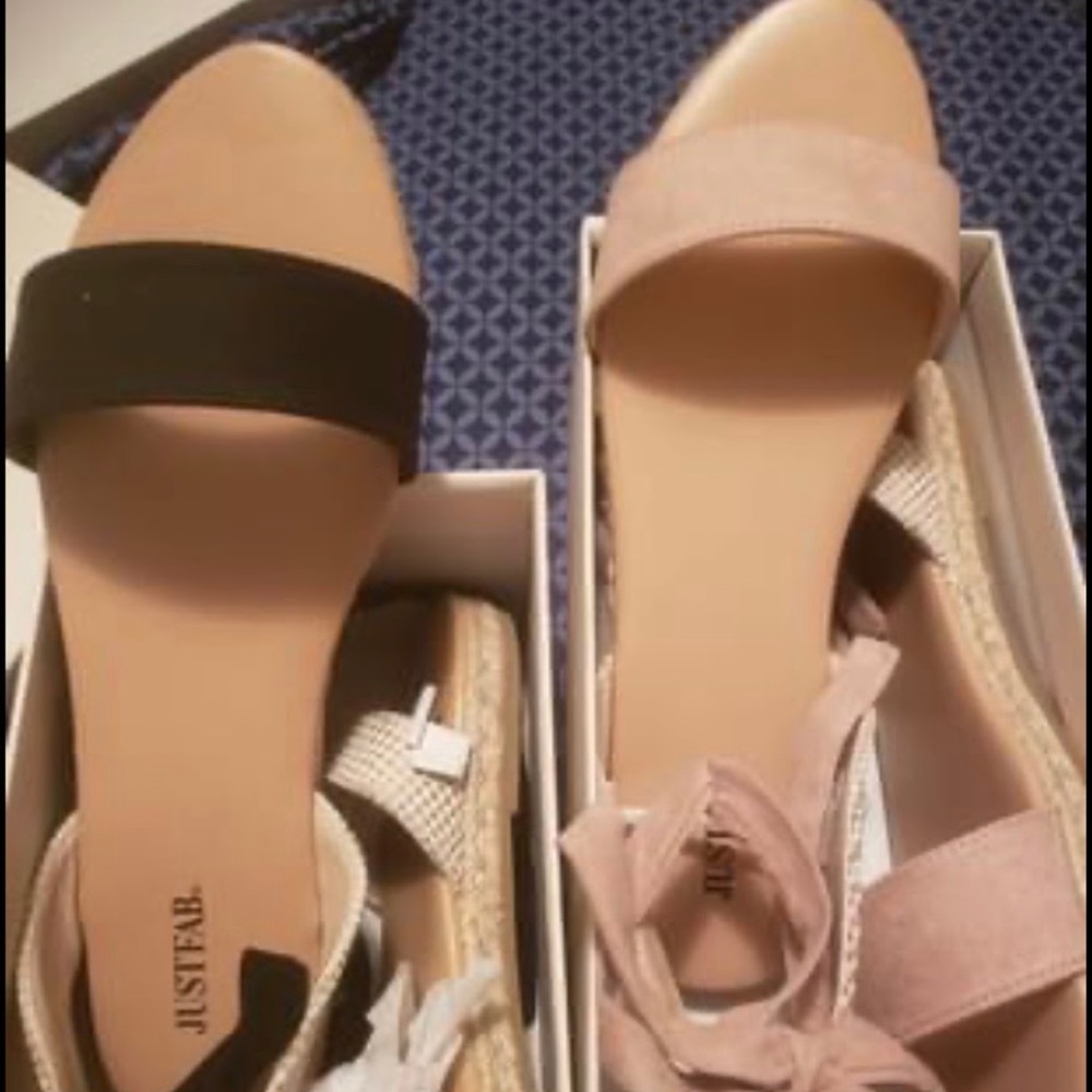 Tan pair n black pair